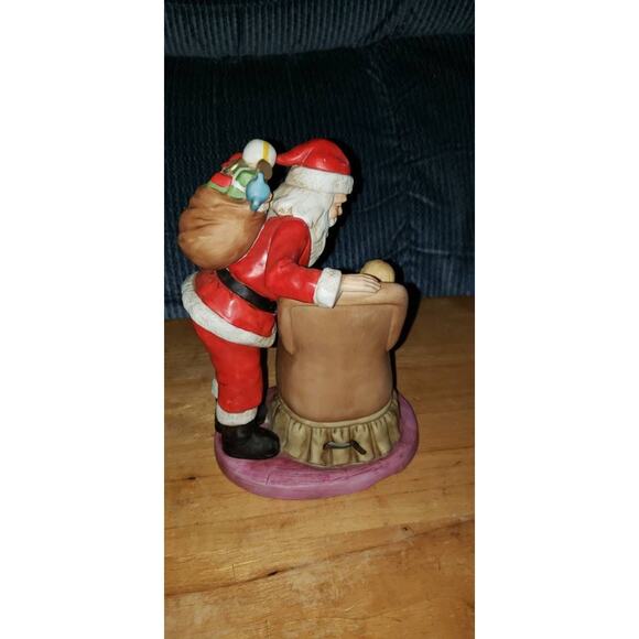 1988 Schmid B. Shackman cookies for santa music box White christmas music - Picture 2 of 6